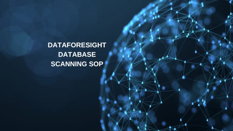 DataForesight Database Scanning SOP